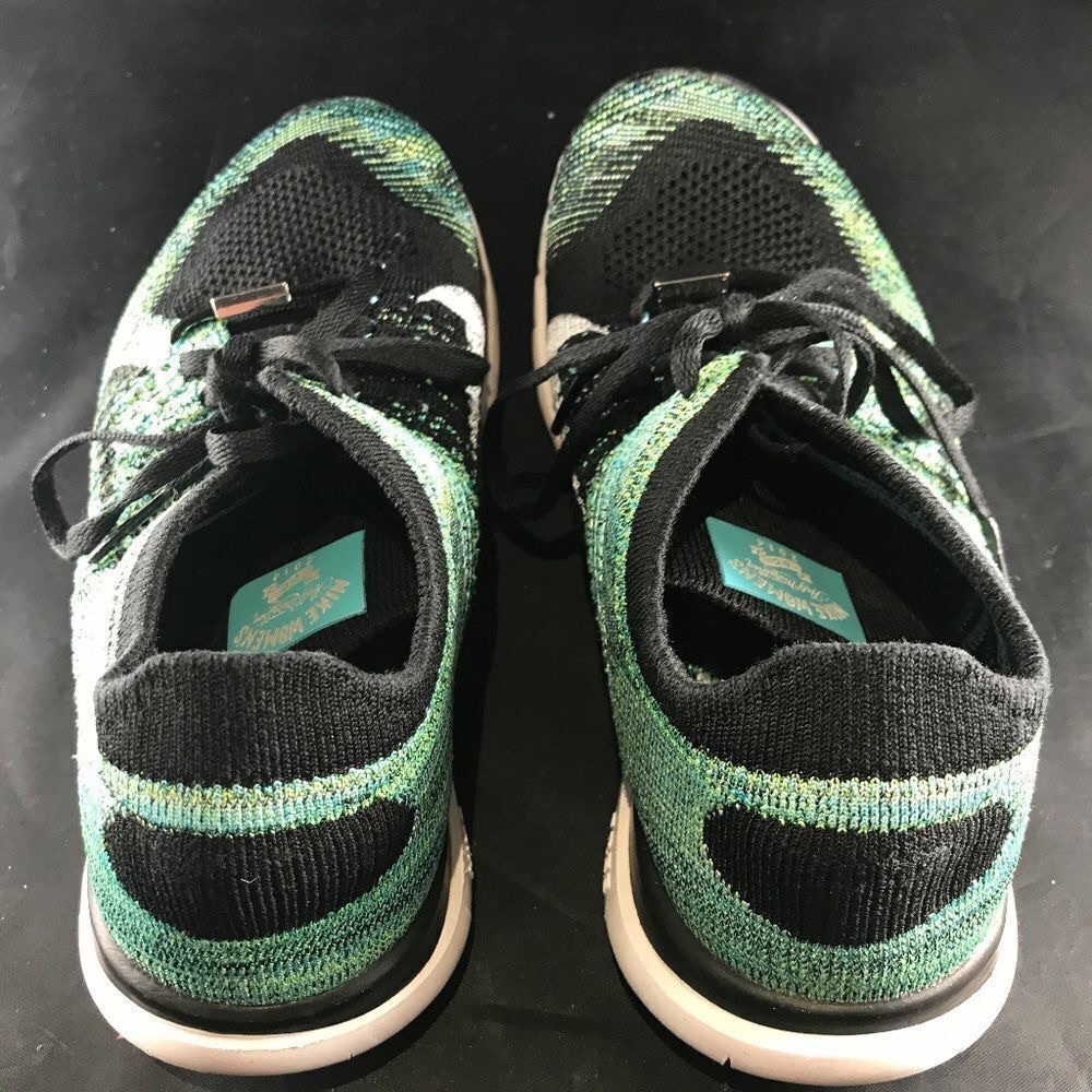 LTD Edition NIKE Flyknit Free Green Black US